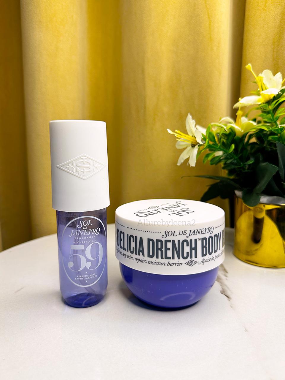 Sol De Janeiro Body Mist 90ml  & Delicia Drench Body Butter 240ml Duo