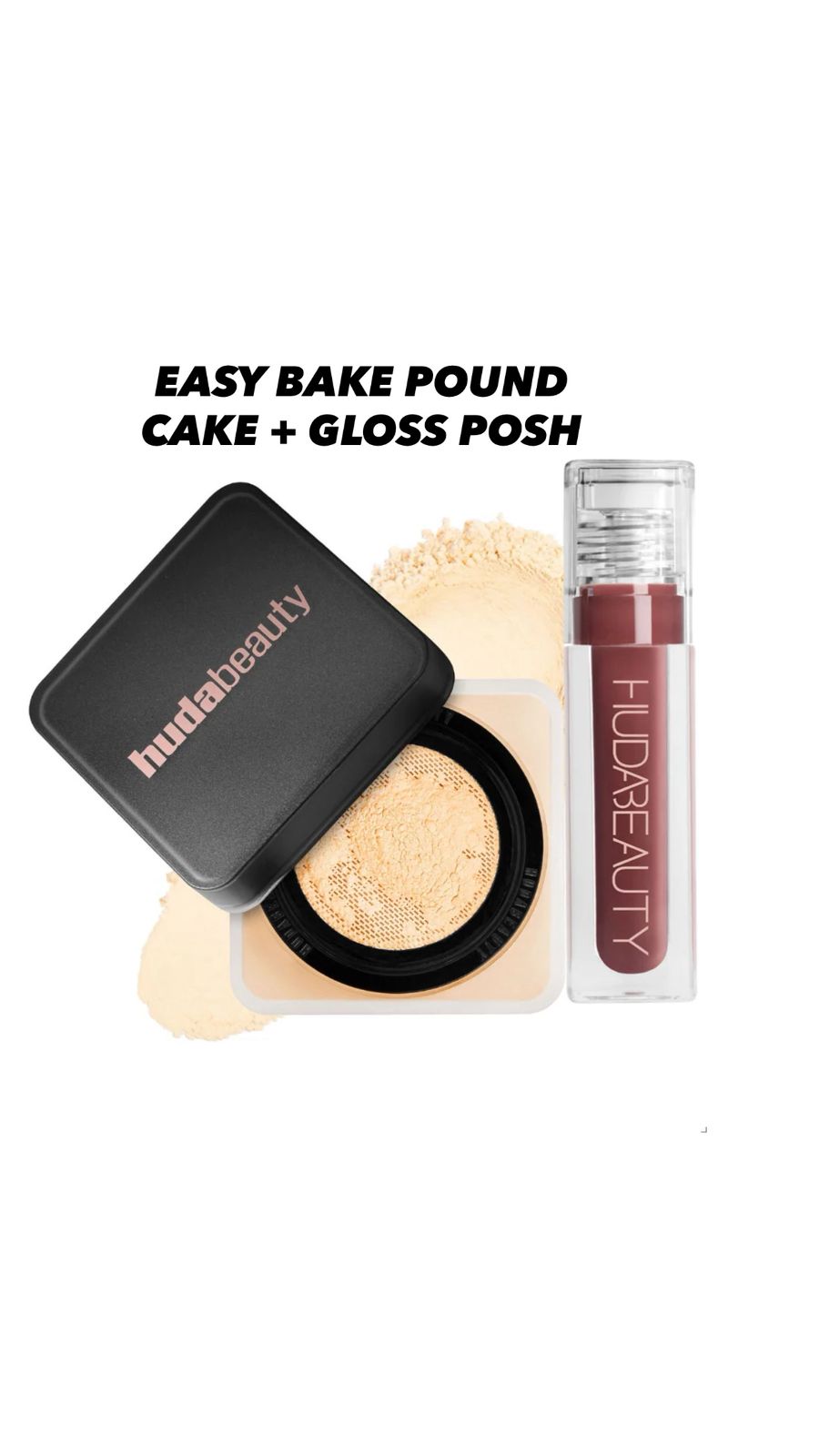HUDA BEAUTY EASY BAKE + FAUX FILLER GLOSS