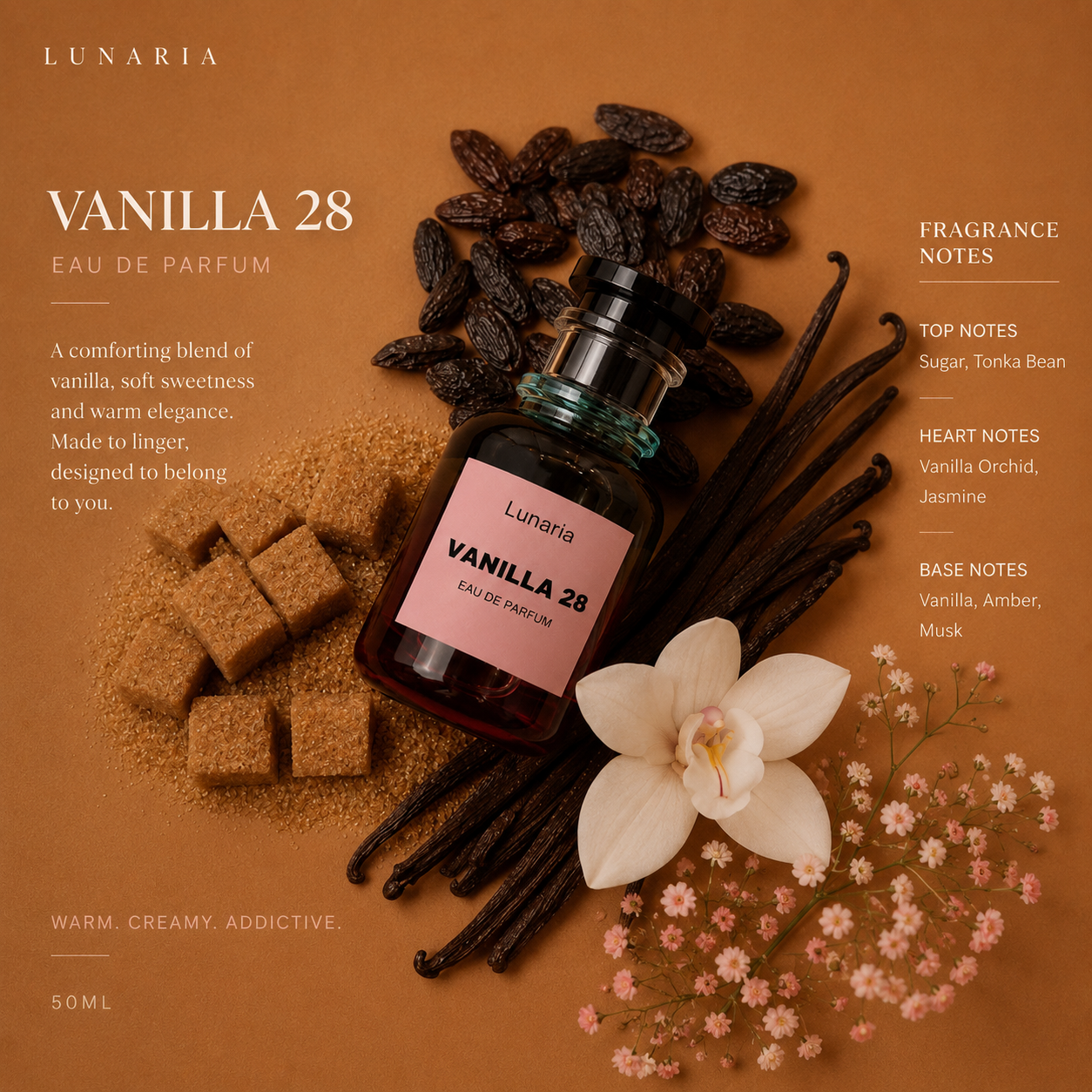 Lunaria Vanilla 28 (impression of Kayali vanilla 28)