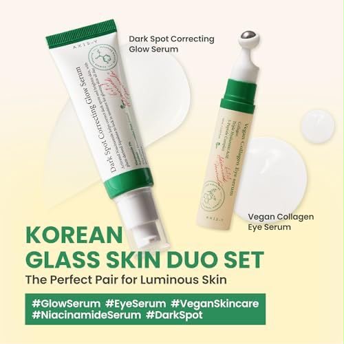 AXIS-Y Dark Spot Correcting Glow Serum & AXIS-Y Vegan Collagen Eye Serum Duo