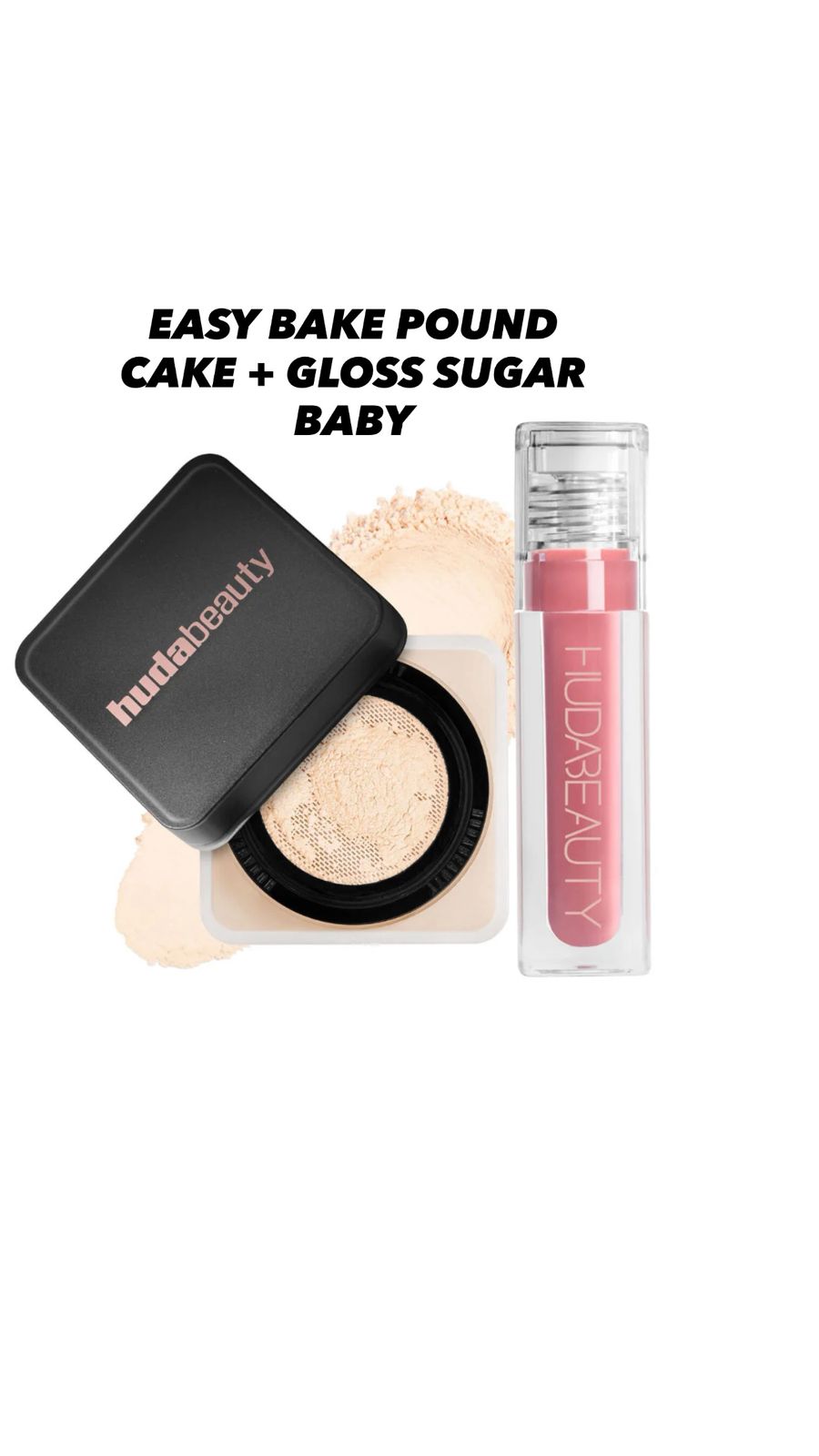 HUDA BEAUTY EASY BAKE + FAUX FILLER GLOSS