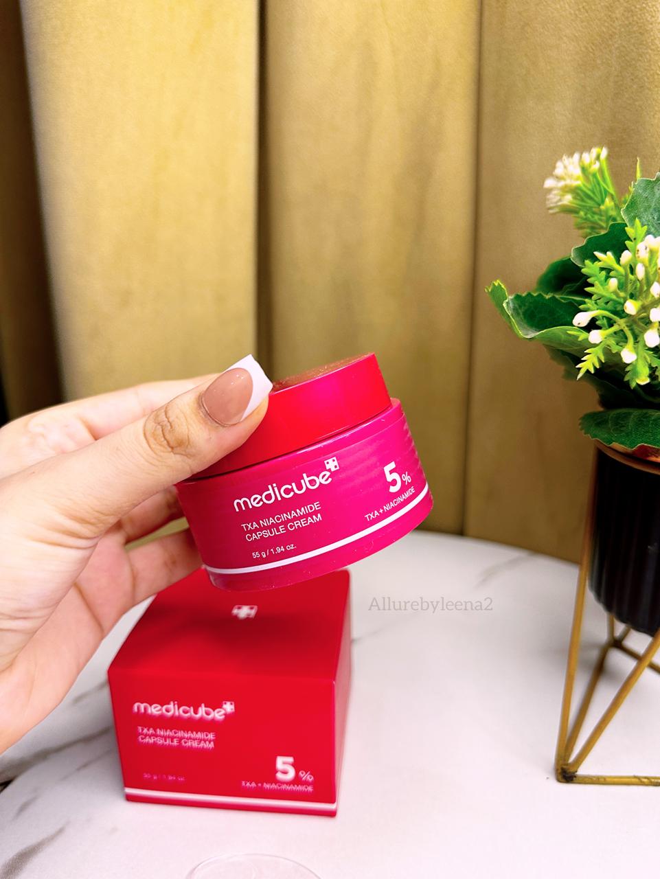 Medicube TXA Niacinamide Capsule Cream. 