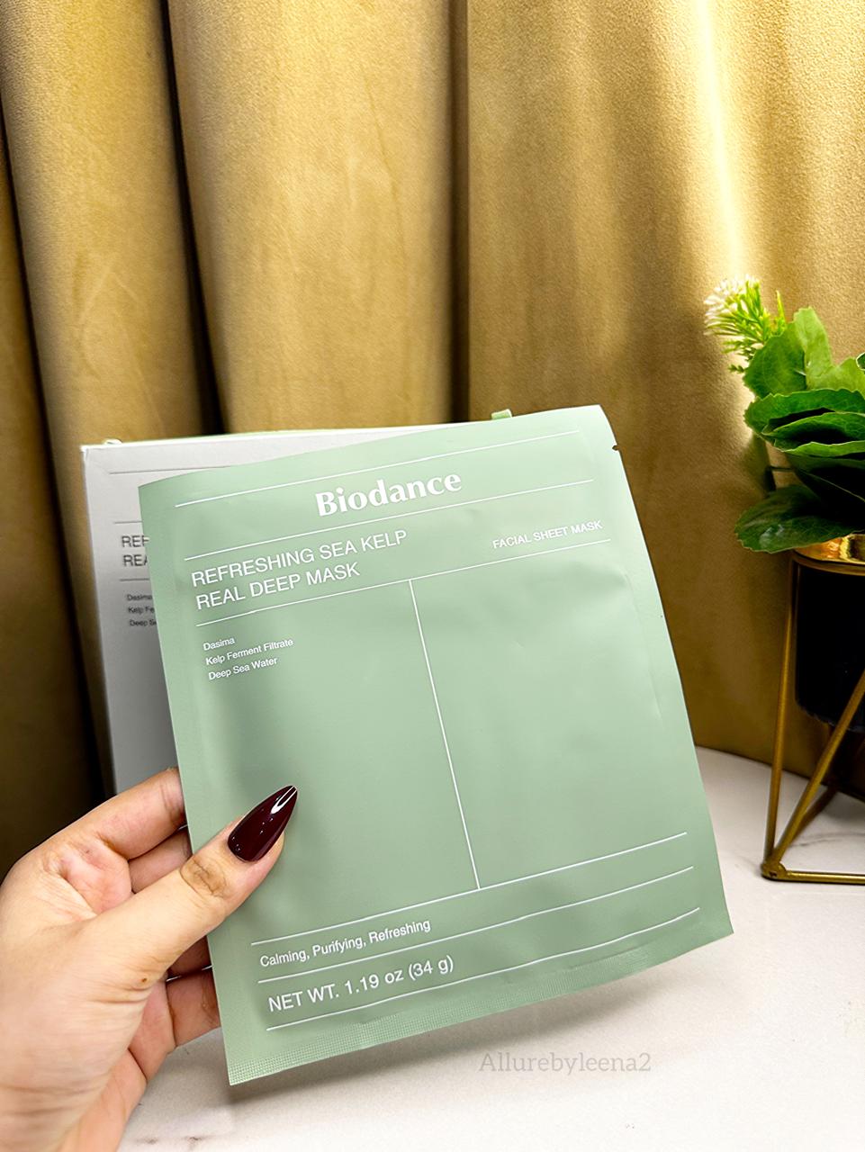 Biodance Refreshing Sea Kelp Real Deep Mask