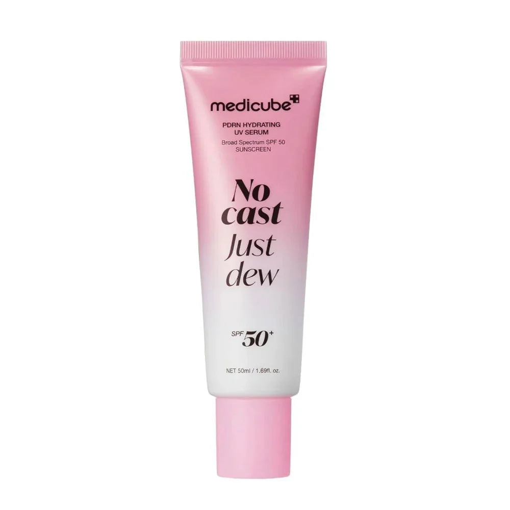 Medicube PDRN Hydrating UV Serum - No Cast Just Dew - SPF 50+ Sunscreen - 50ml