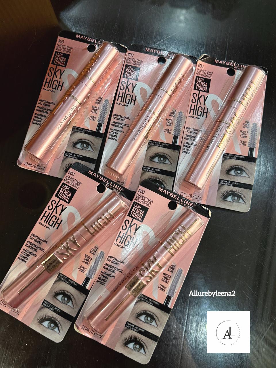 Maybelline Lash Sensational Sky High Mascara in Blackest Black (Waterproof)