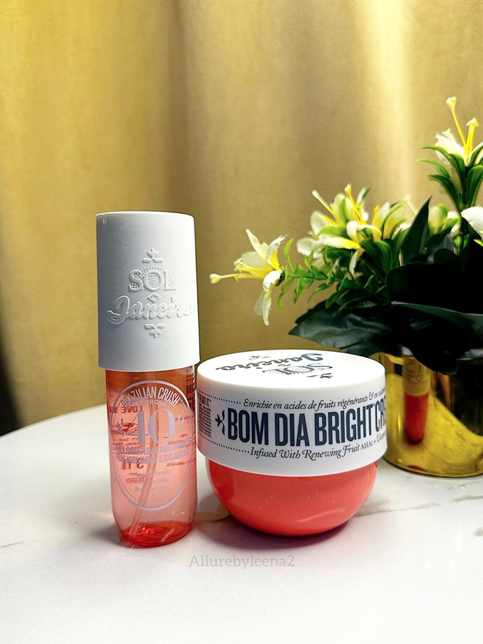 Sol De Janeiro Body Mist 90ml & Bom Dia Bright Body Butter 240ml Duo