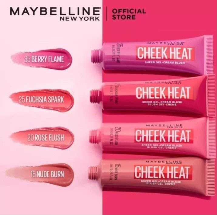 Maybelline Cheek Heat Blushes
