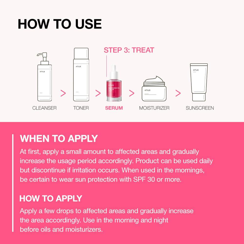 Anua Niacinamide 10% + TXA 4% Dark Spot Correcting Serum