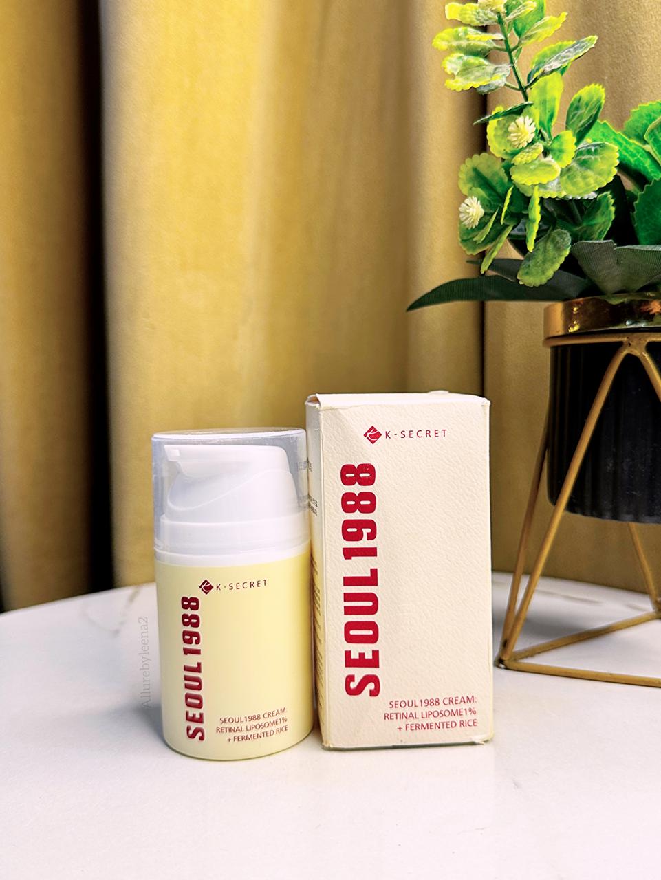K-SECRET SEOUL 1988 Cream: Retinal Liposome 1% + Fermented Rice