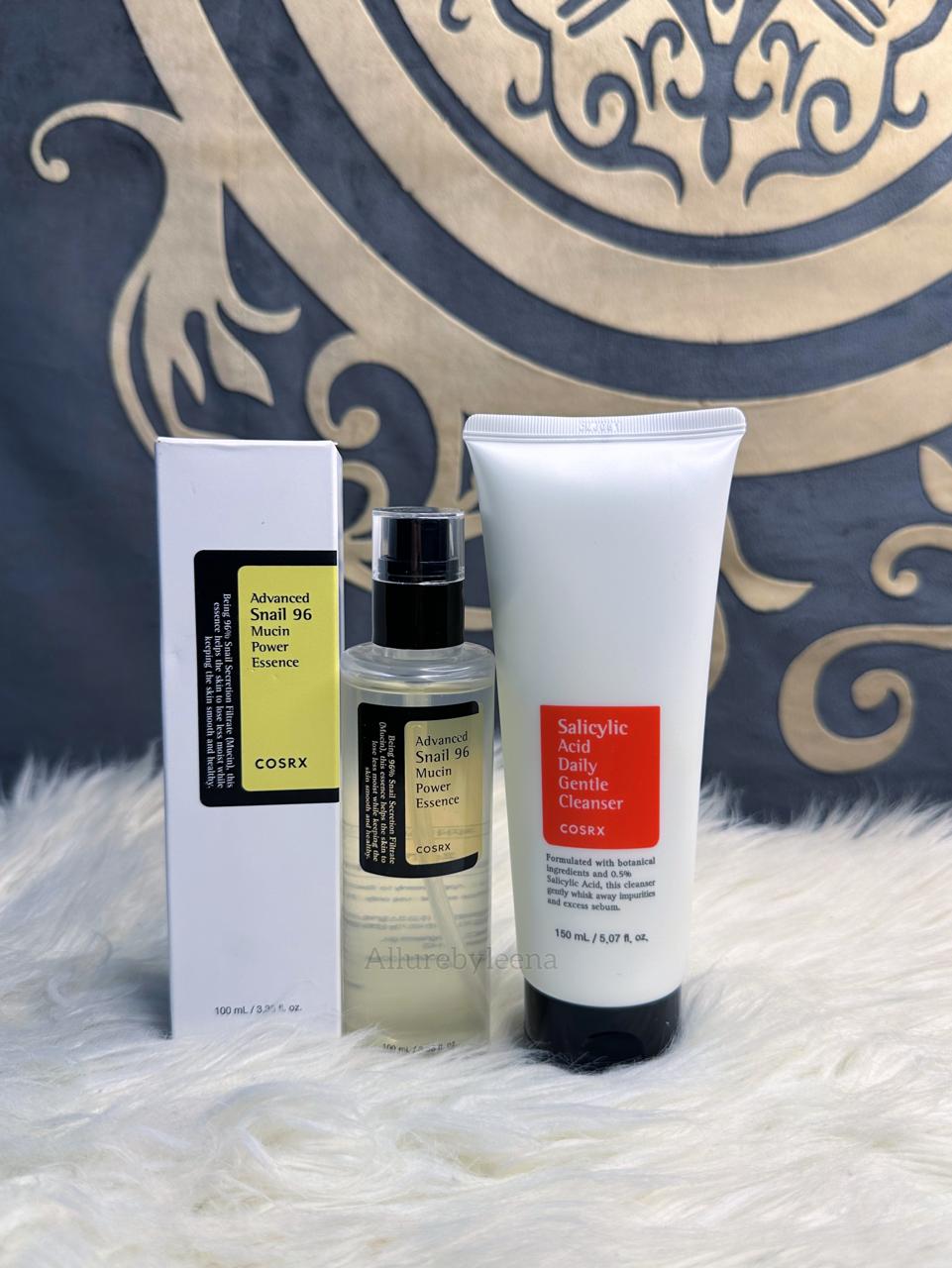 Cosrx Advanced Snail Mucin Essence &amp; Cosrx Salicylic Cleaner