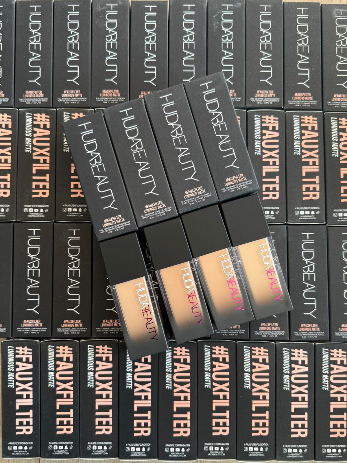 Huda beauty faux filter luminous matte finish foundation