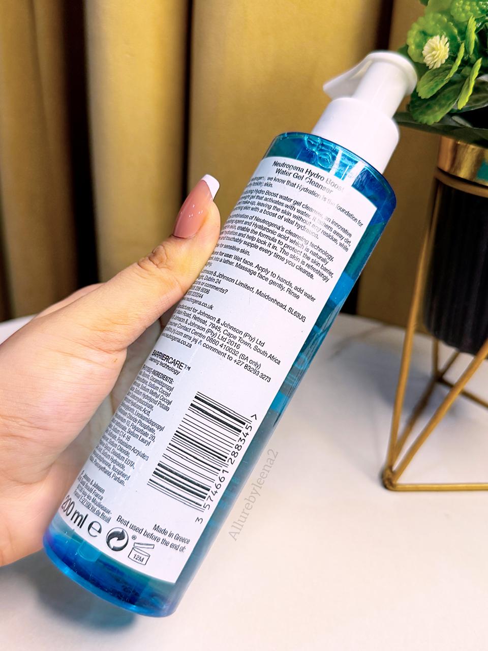 Neutrogena Hydro Boost Cleanser Water Gel Facial Cleanser