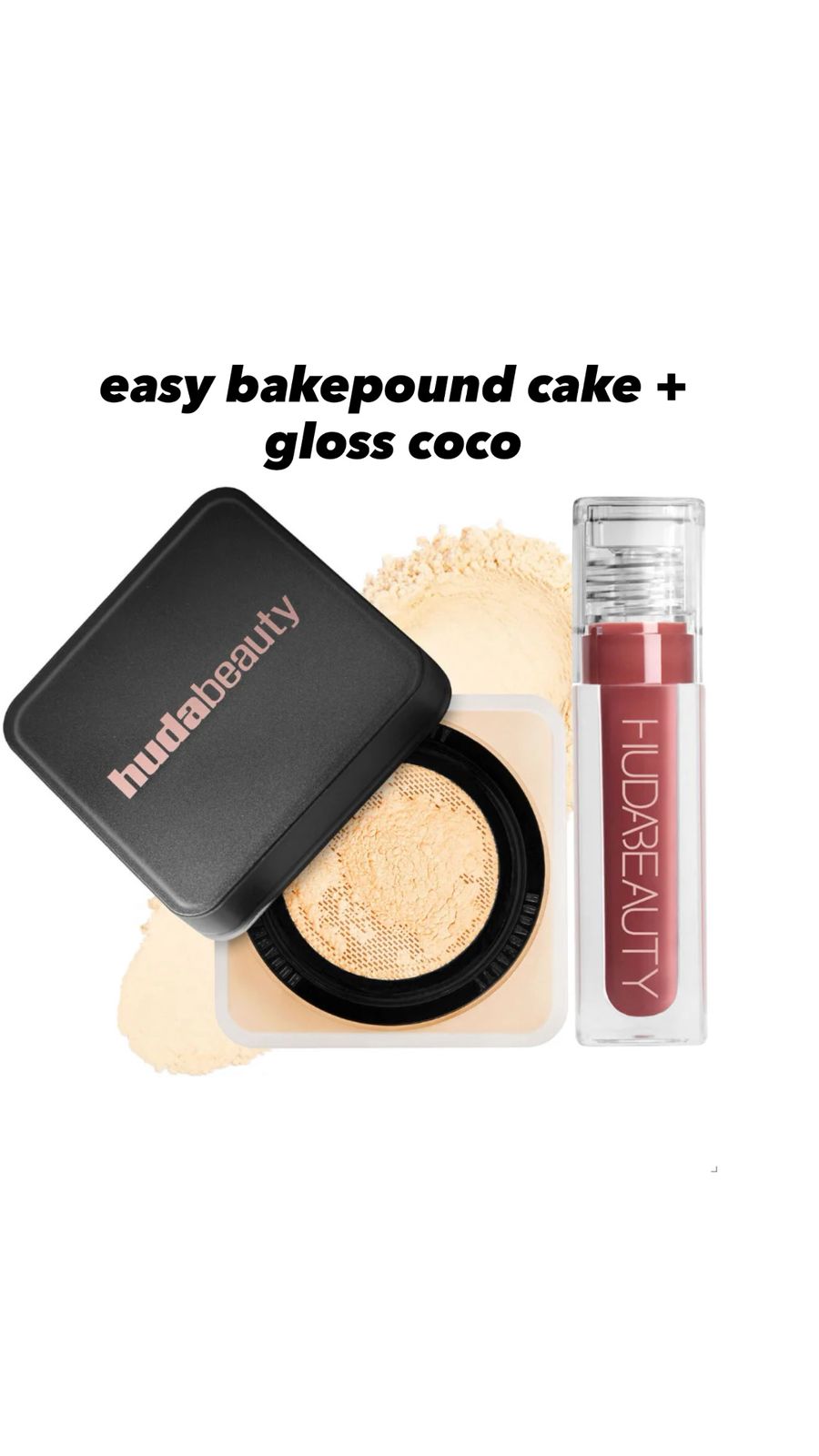 HUDA BEAUTY EASY BAKE + FAUX FILLER GLOSS