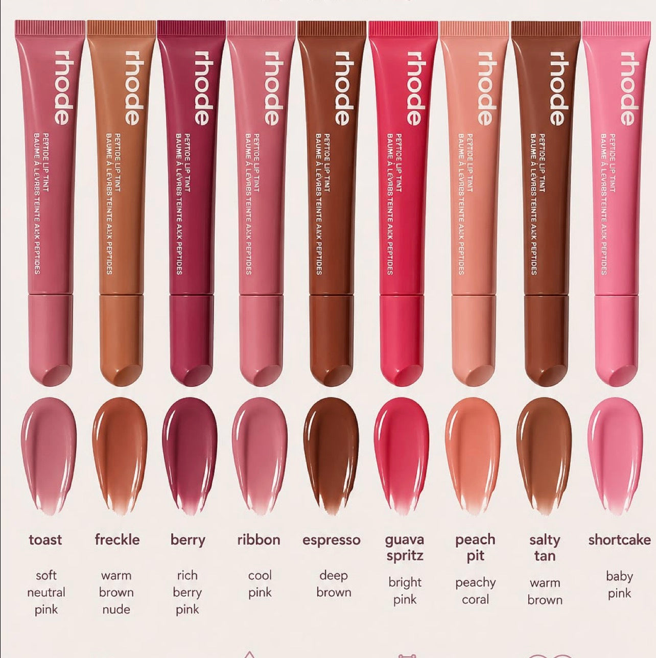 Rhode peptide lip tint