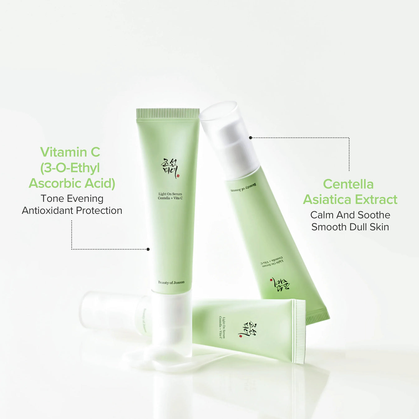BEAUTY OF JOSEON LIGHT ON SERUM CENTELLA + VITA C 30ML – BRIGHTENING & SOOTHING VITAMIN C SERUM