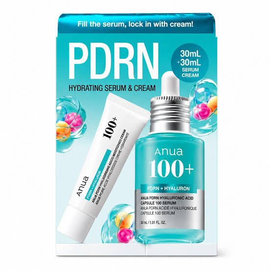 ANUA PDRN Hyaluronic Acid Capsule Set 60ml | Serum + Cream