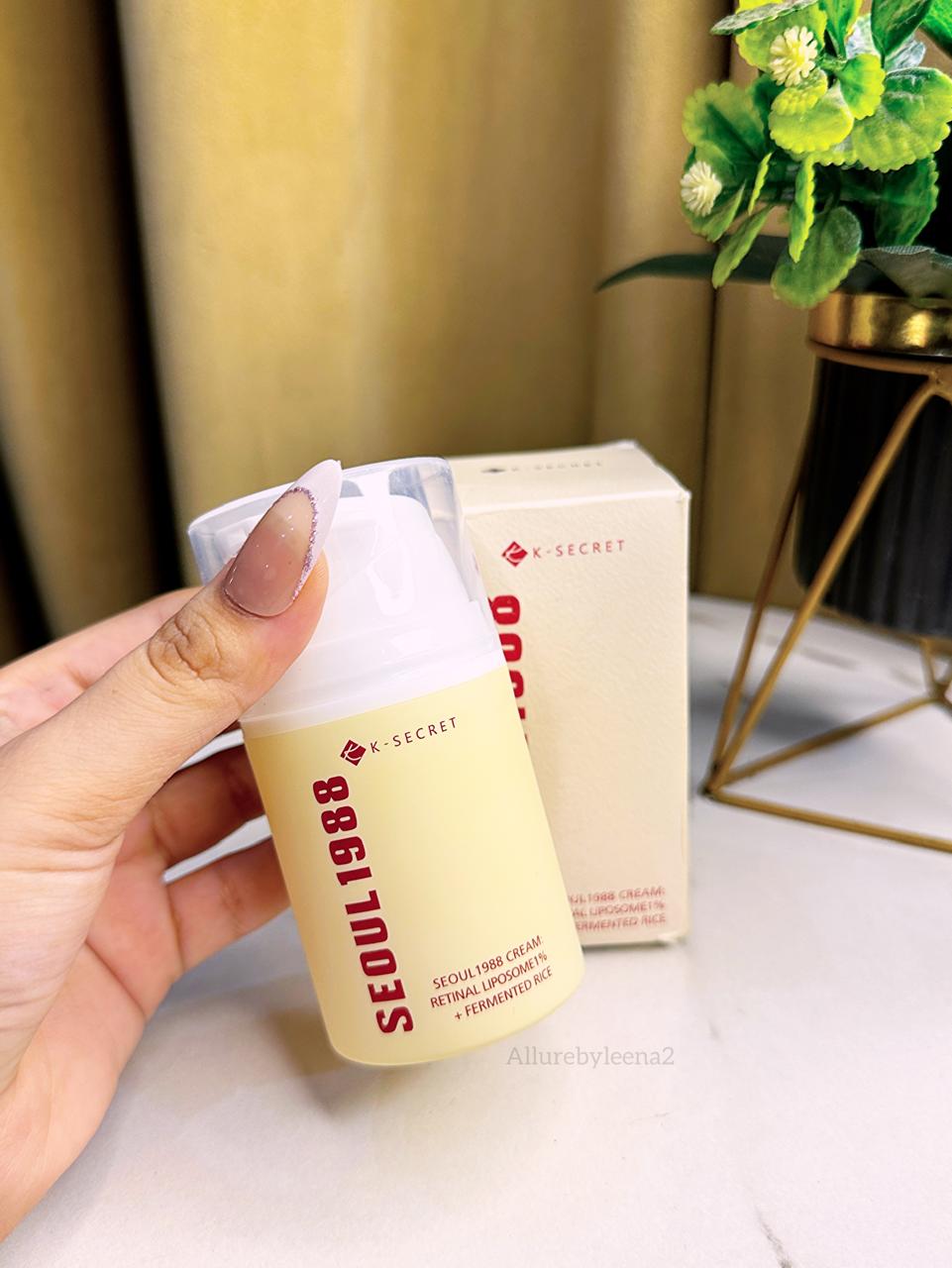K-SECRET SEOUL 1988 Cream: Retinal Liposome 1% + Fermented Rice
