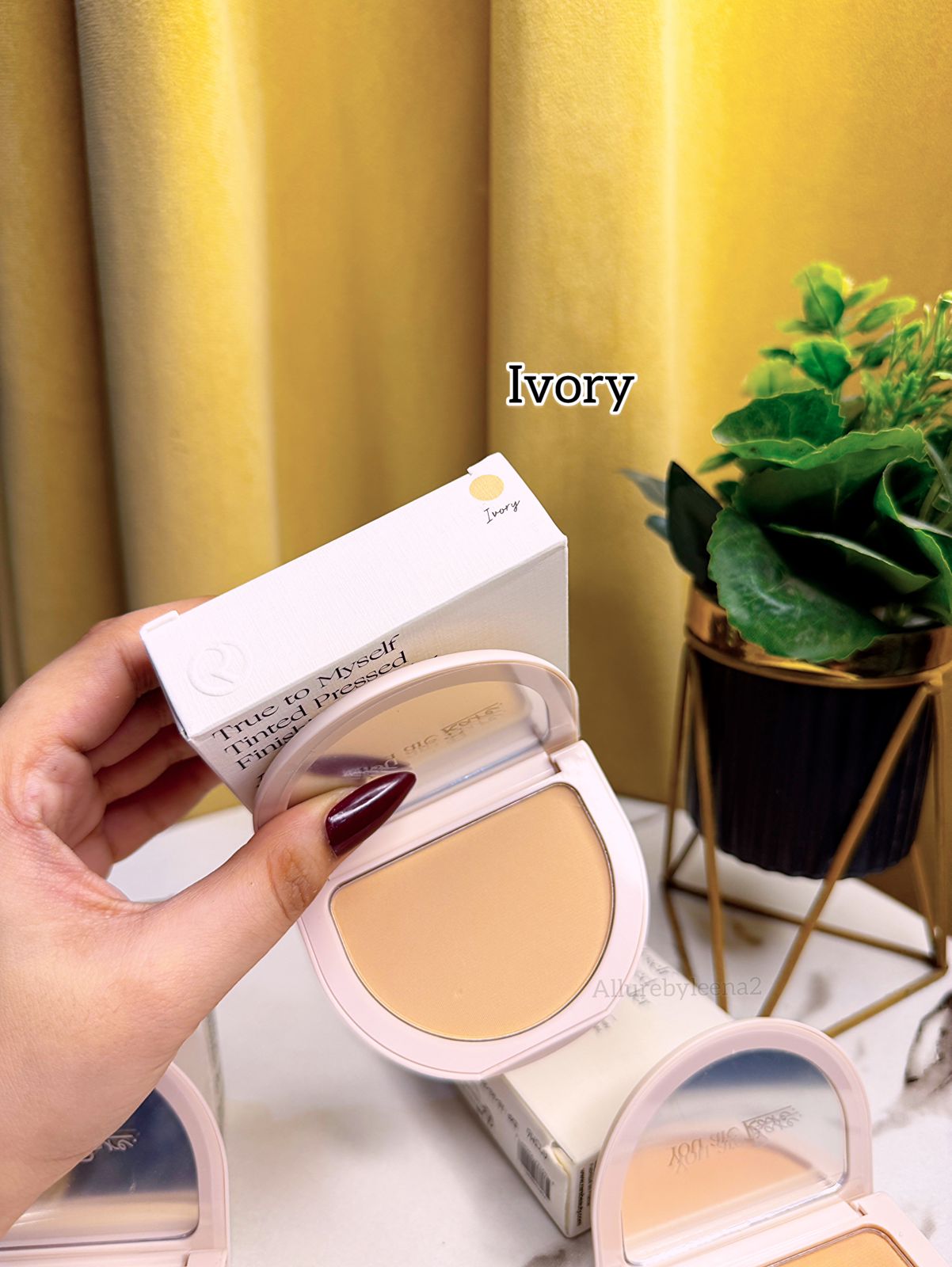 Rare beauty pressed finish powder