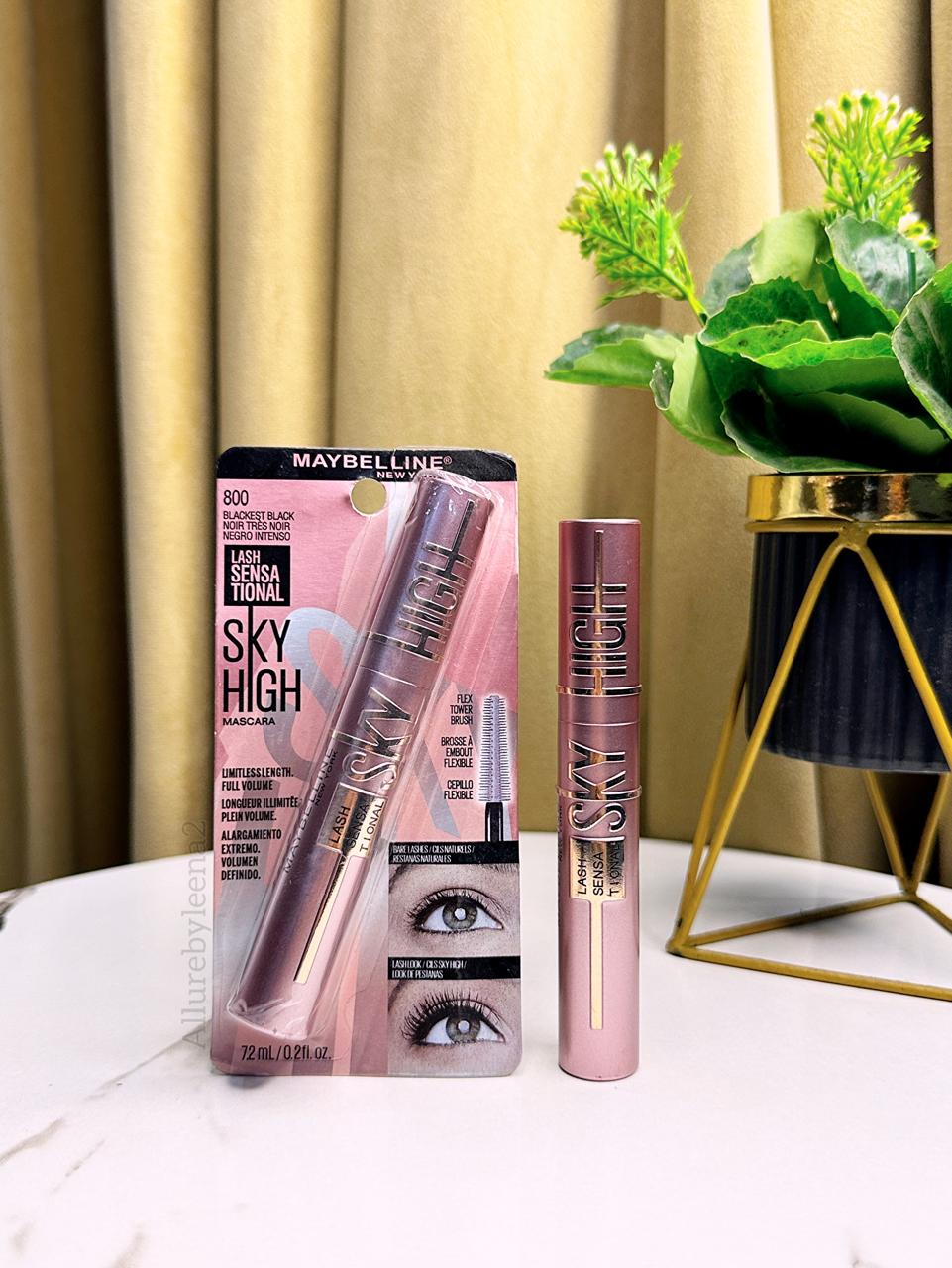Maybelline Lash Sensational Sky High Mascara in Blackest Black (Waterproof)