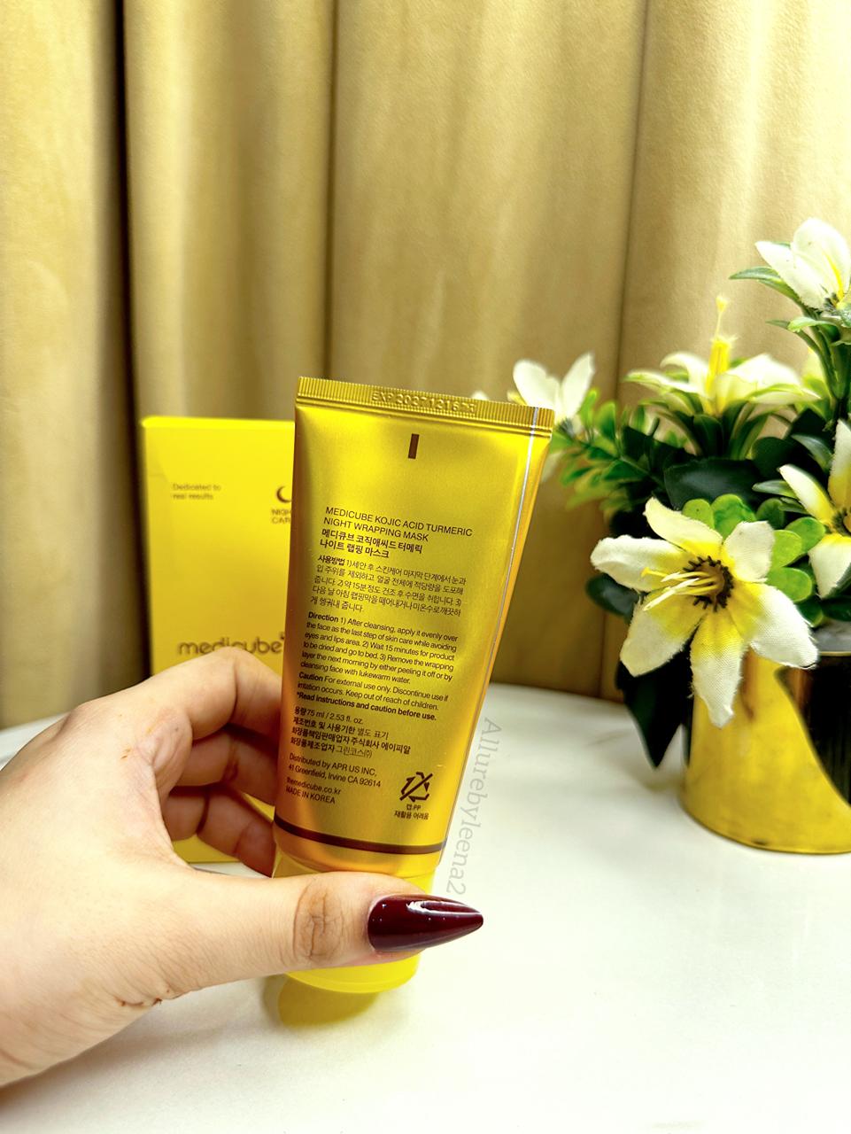 Medicube Kojic Acid Turmeric Night Wrapping Mask