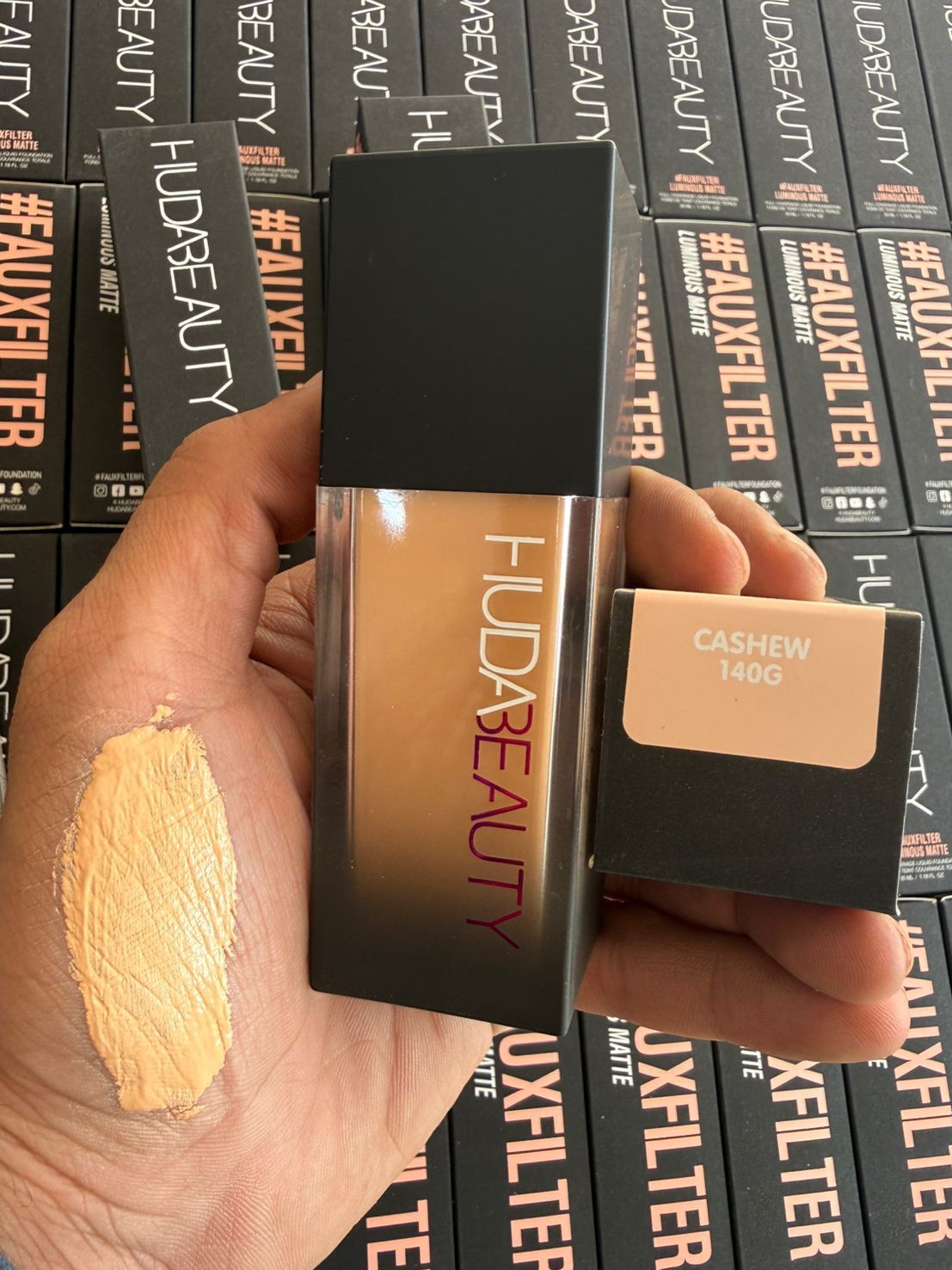 Huda beauty faux filter luminous matte finish foundation