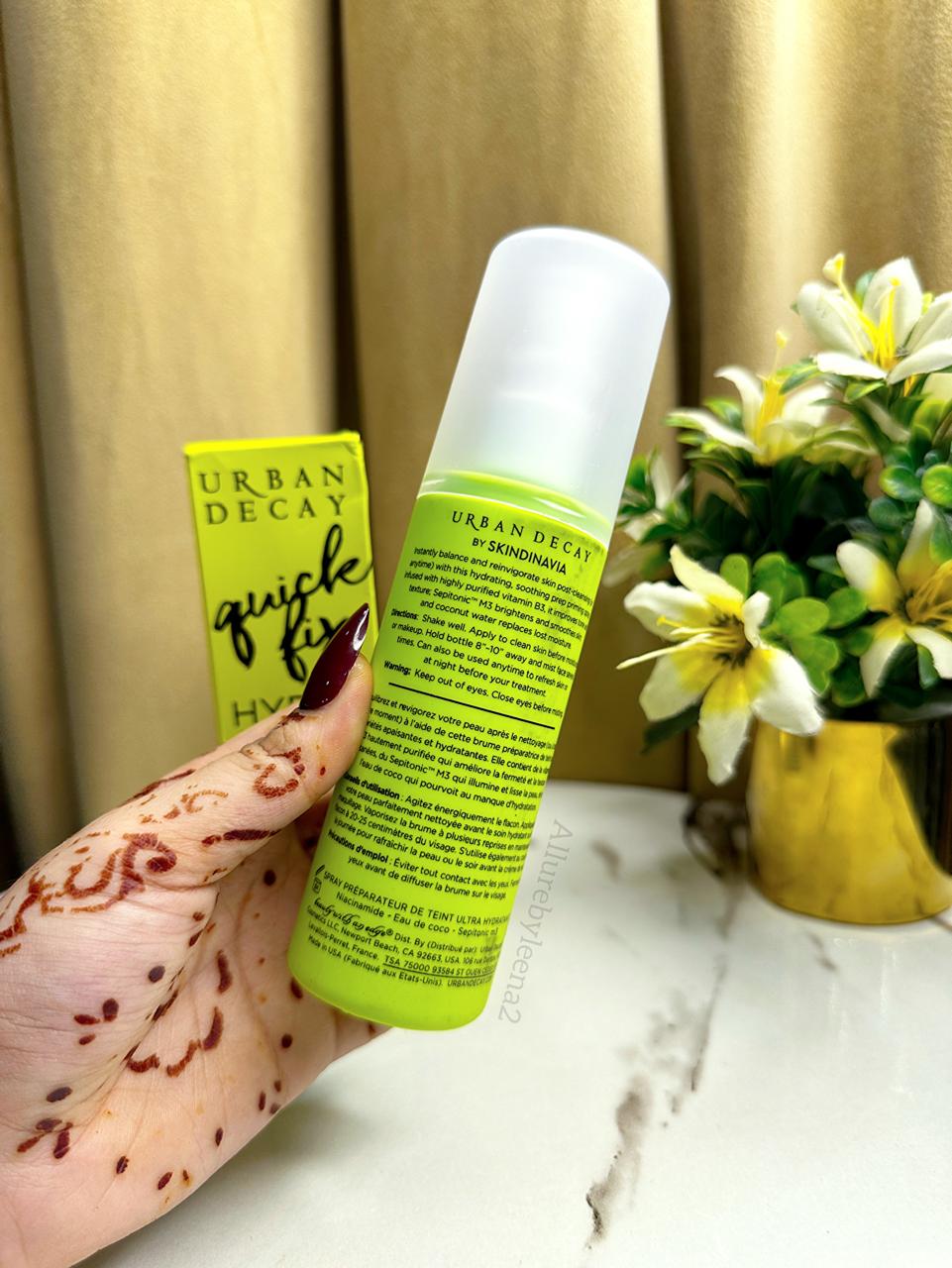 Urban Decay's Quick Fix Hydra-Charged Complexion Prep Priming Spray