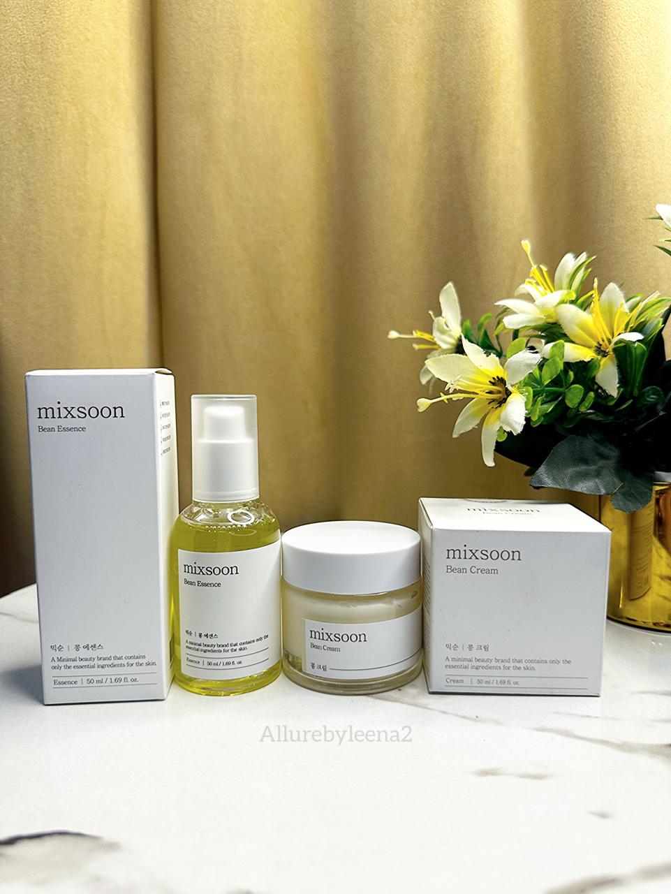 Mixsoon Bean Cream &amp; Bean Essence duo