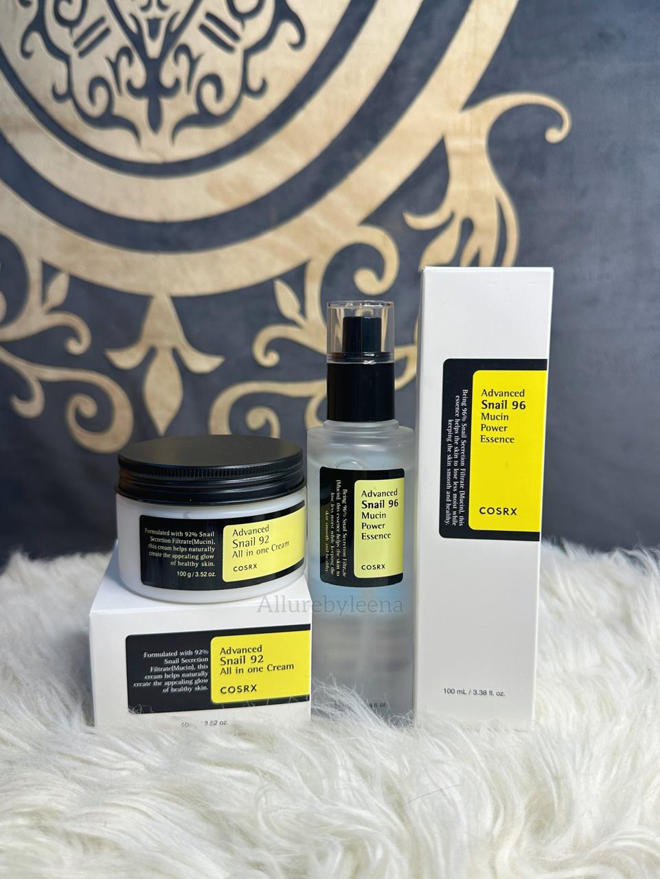 Cosrx Snail Mucin &amp; Cosrx All In One Cream Duo