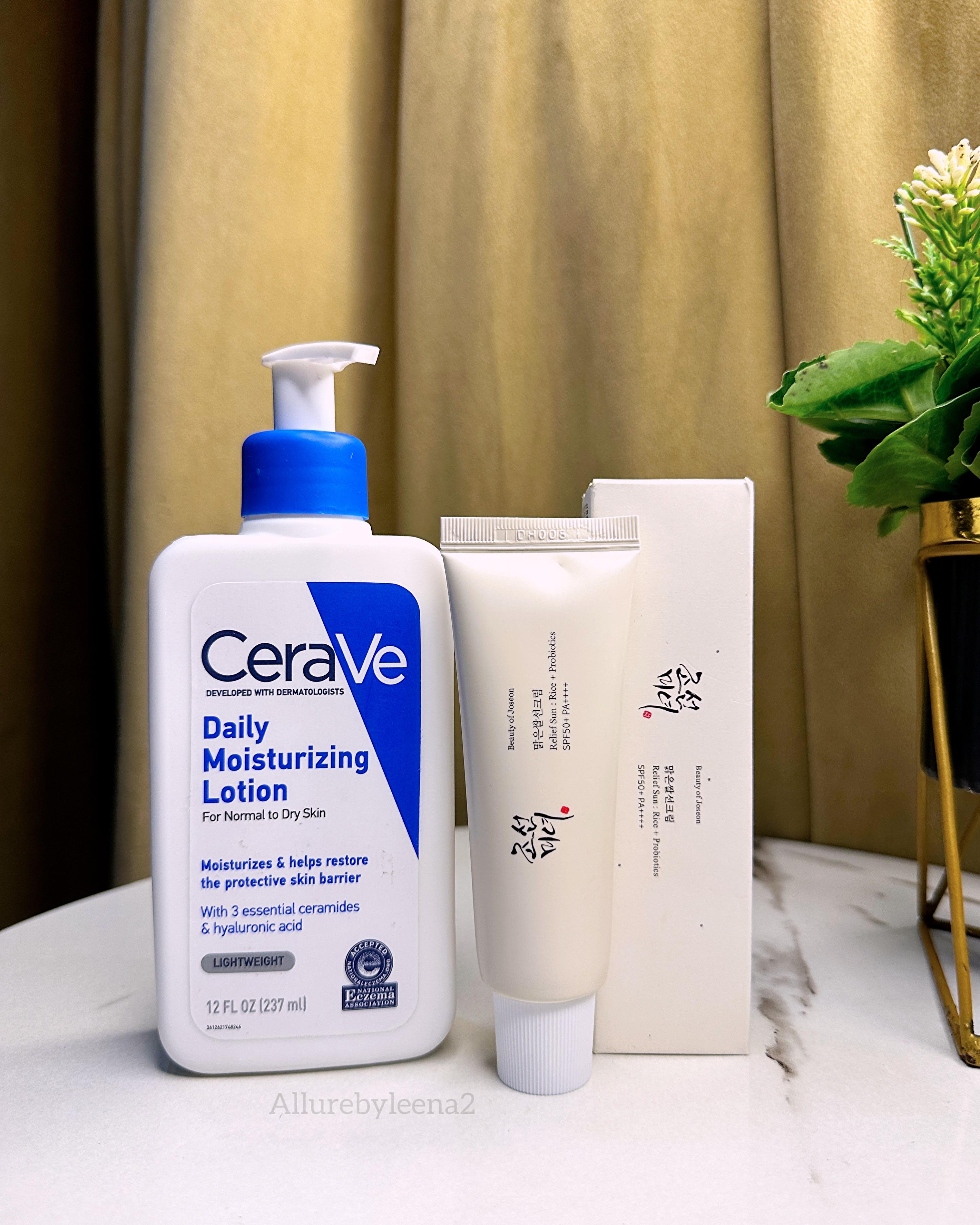 Cerave Daily Moisturising Lotion &amp; Beauty Of Joseon Sunscreen Duo🎀