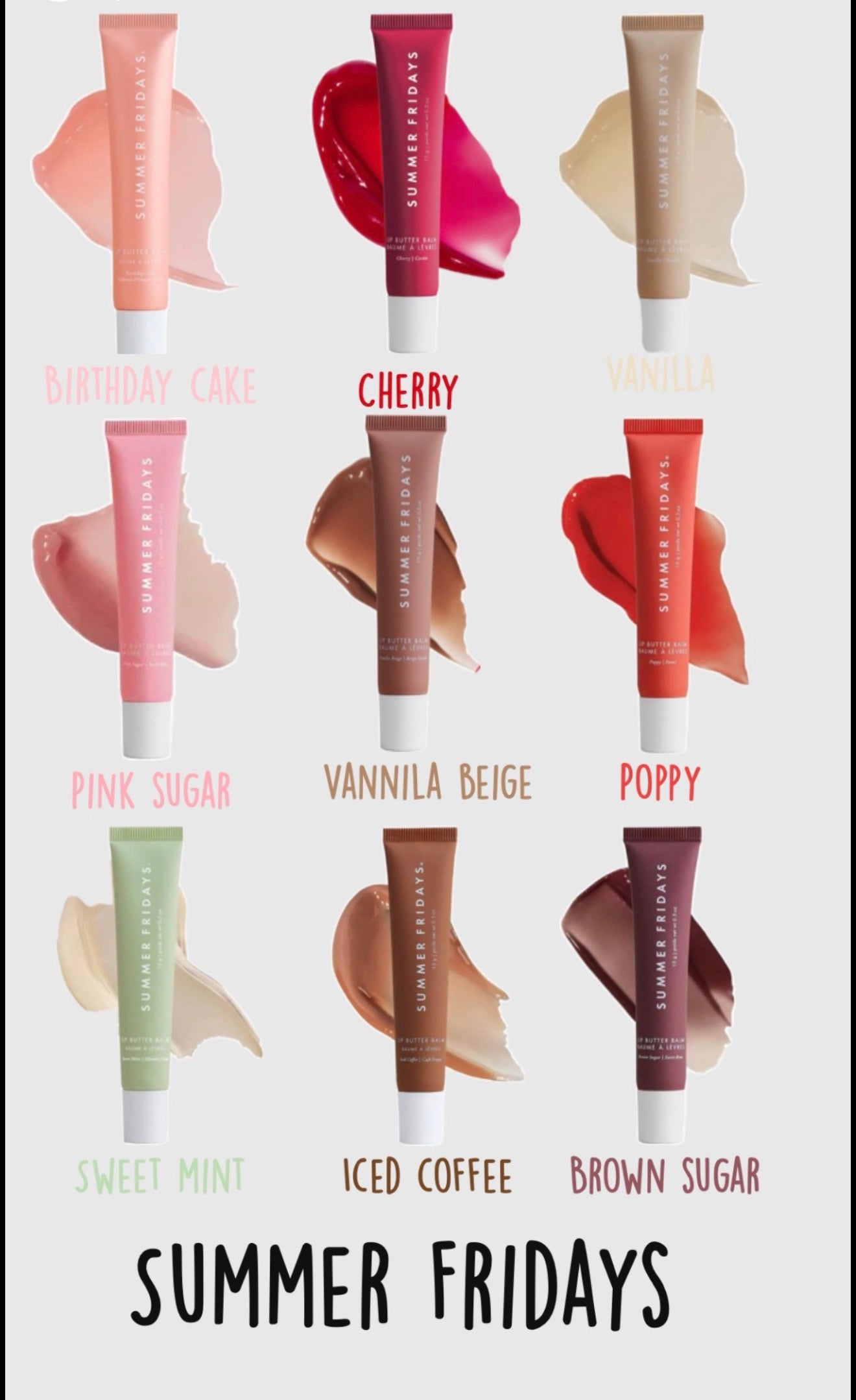 Summer Fridays Lip Butter Balms