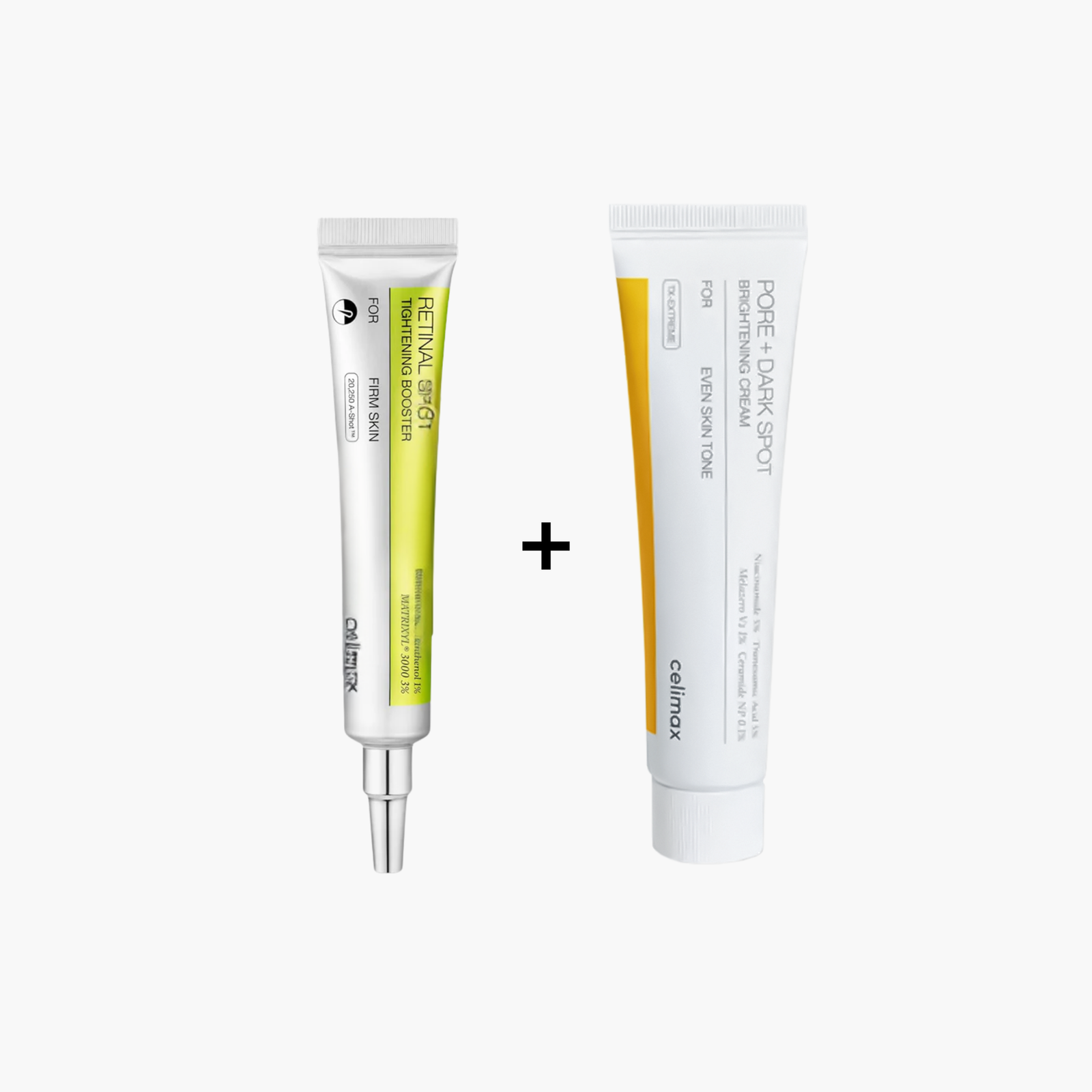Celimax Retinal Shot Tightening Booster + Pore+Dark Spot Brightening Cream