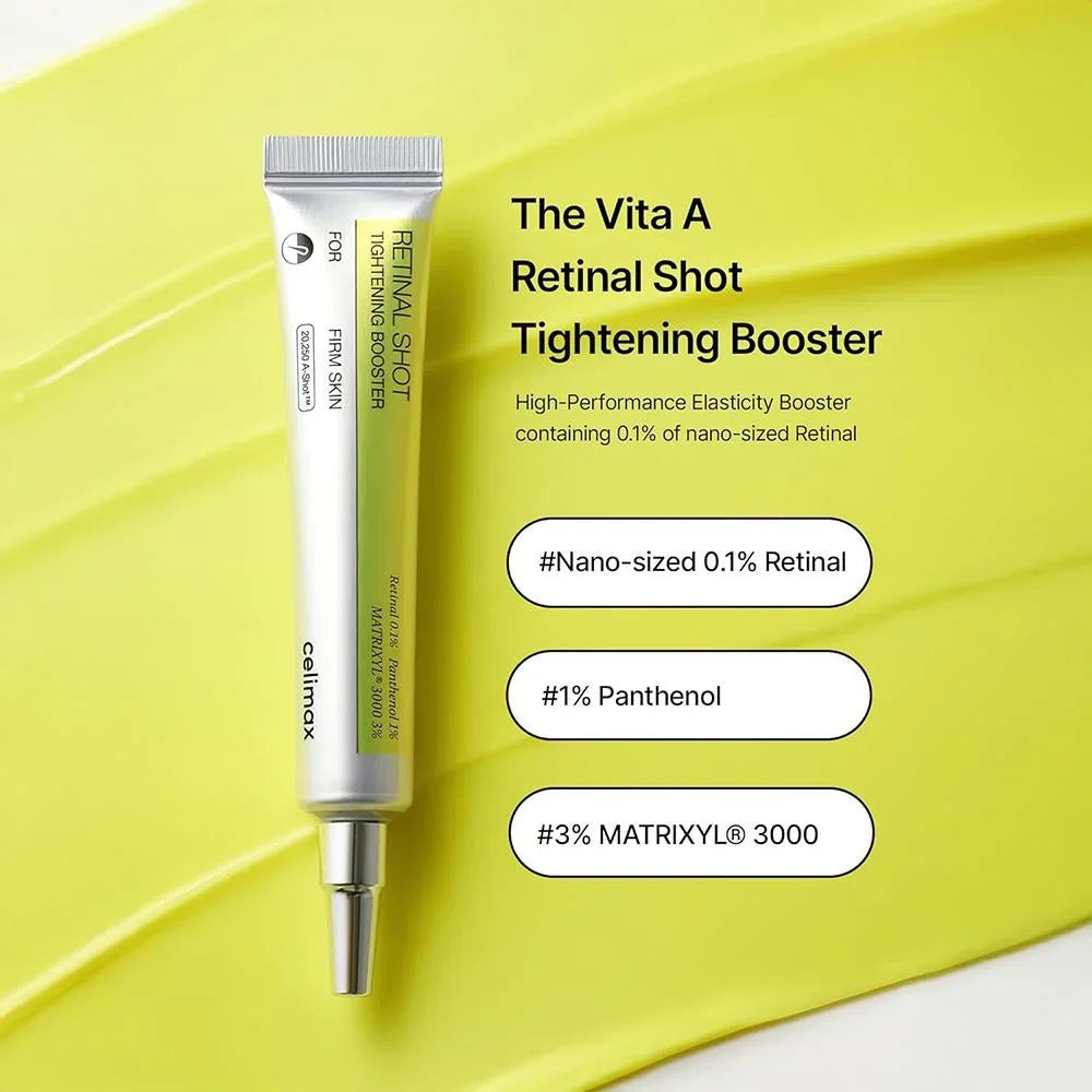 Celimax Retinal Shot Tightening Booster + Pore+Dark Spot Brightening Cream