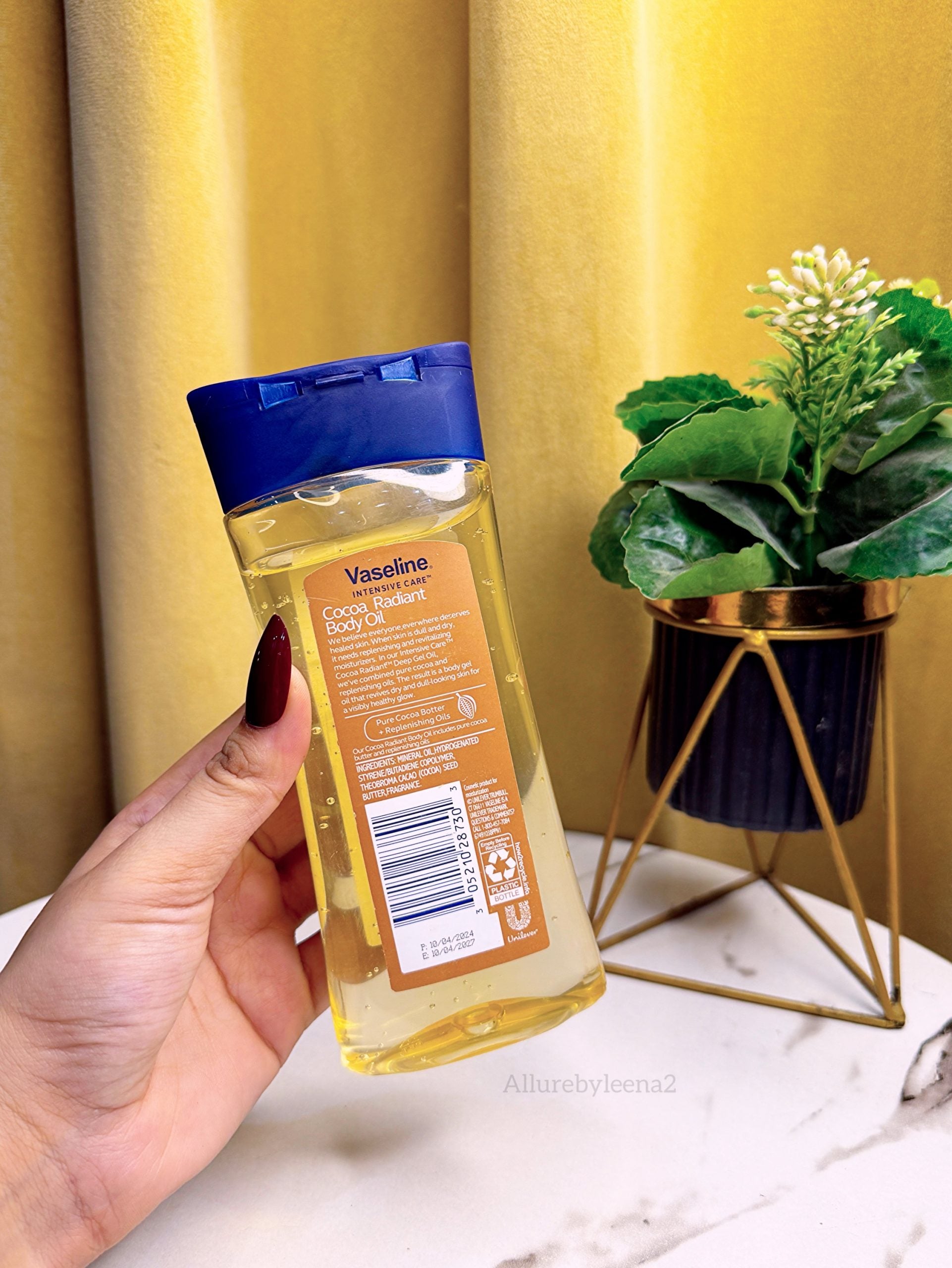 Vaseline Intensive Care Cocoa Radiant Body Oil