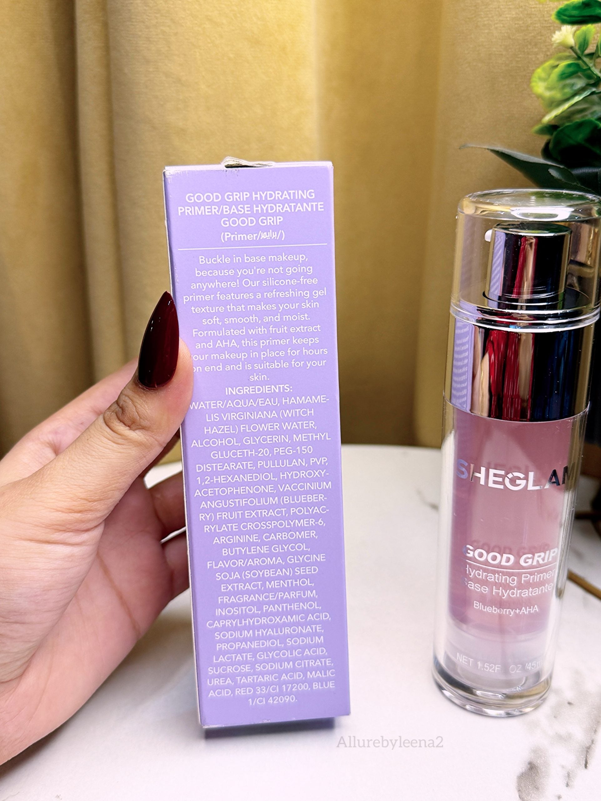 SHEGLAM Good Grip Hydrating Primer (PINK)