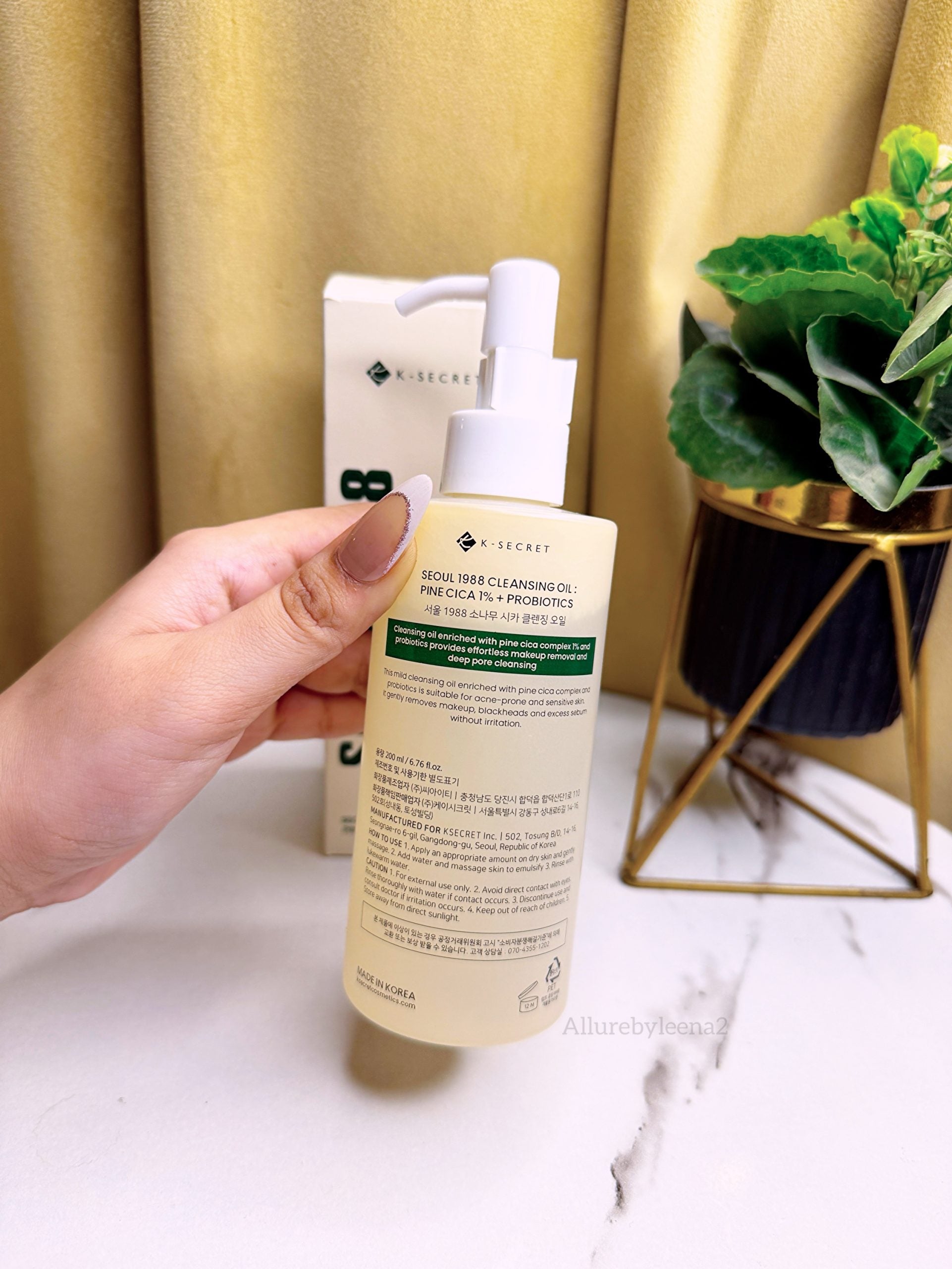 K-SECRET Seoul 1988 Cleansing Oil