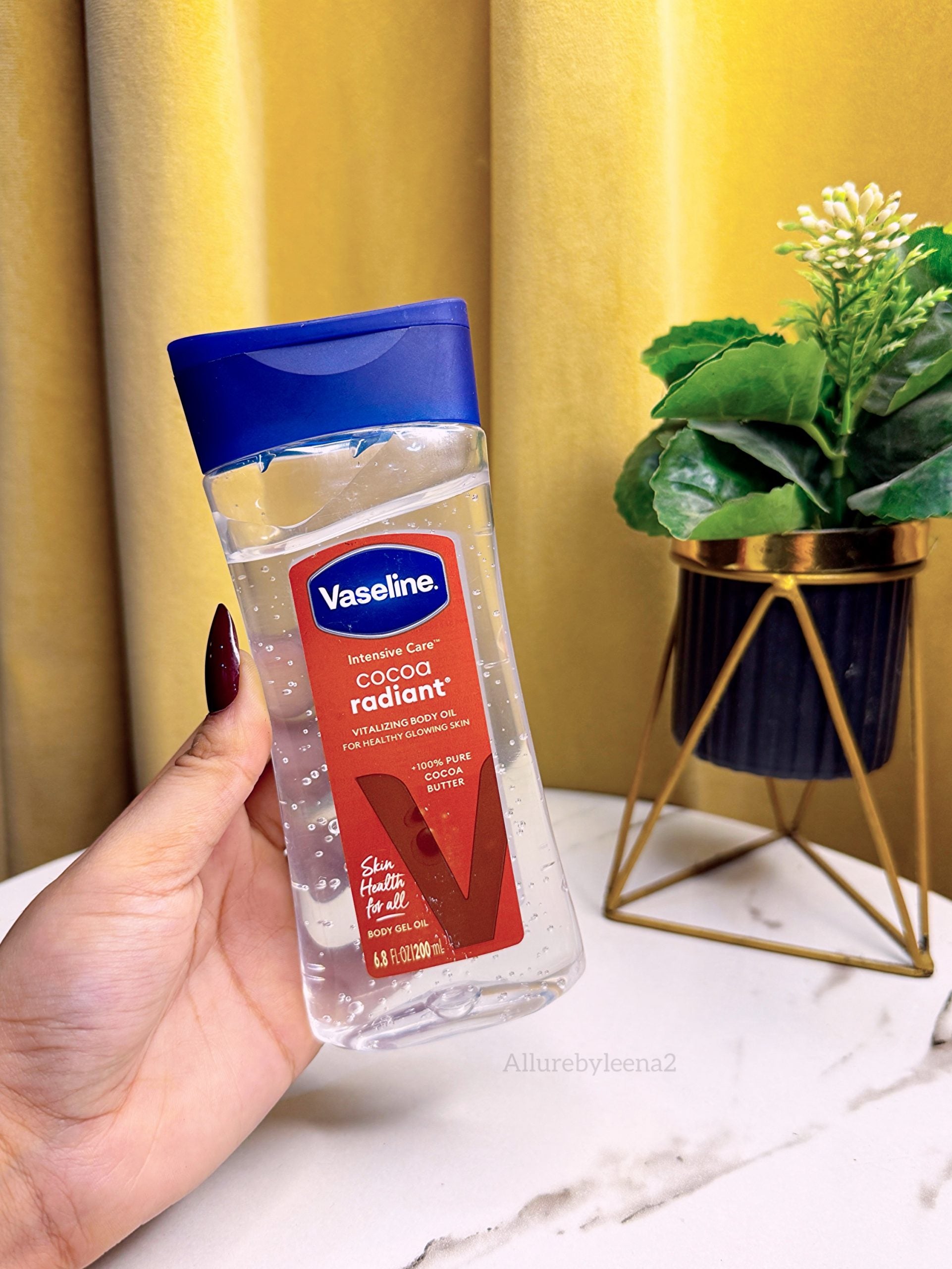 Vaseline Intensive Care Cocoa Radiant Body Gel Oil