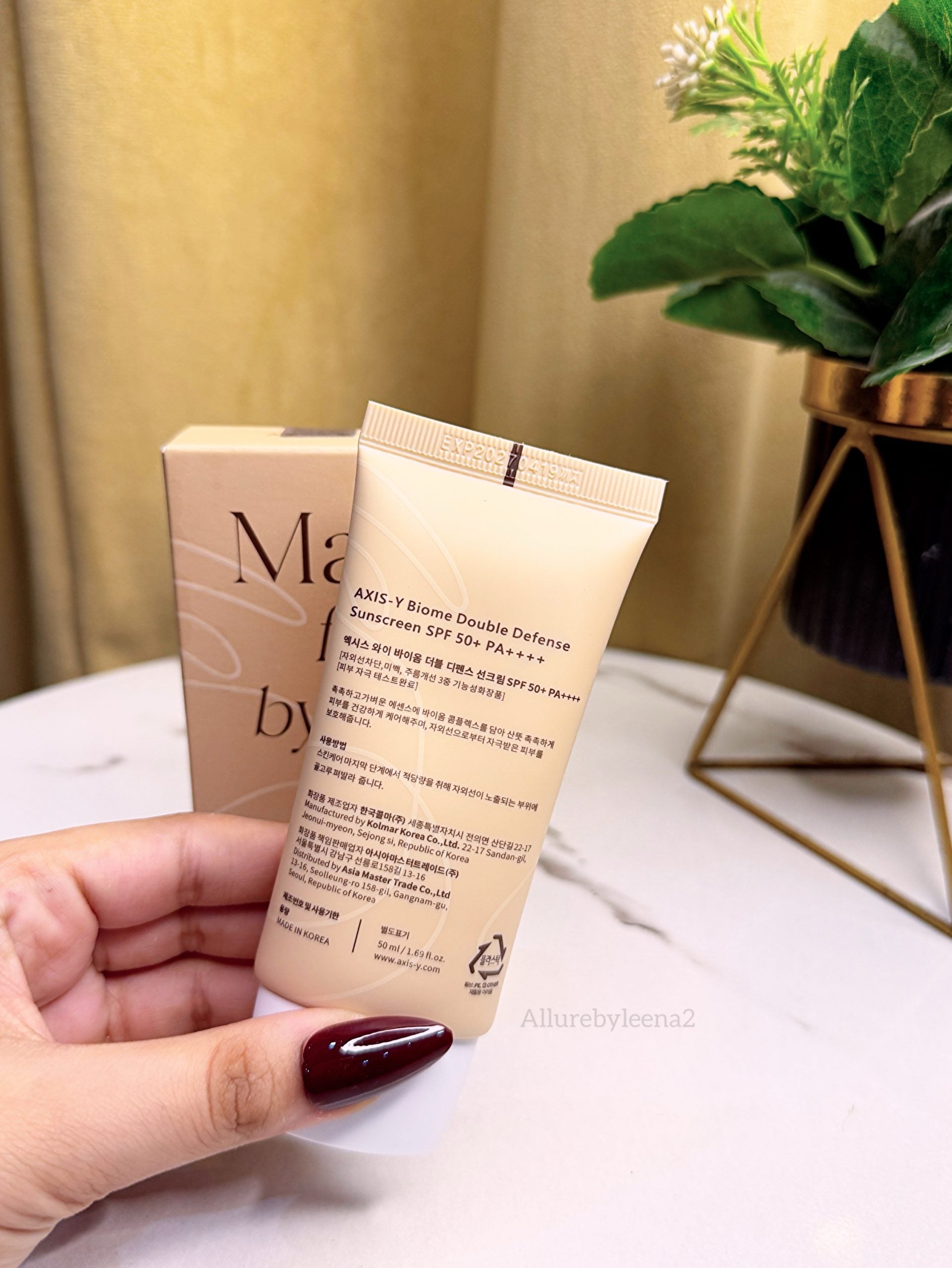 AXIS-Y Biome Double Defense Sunscreen