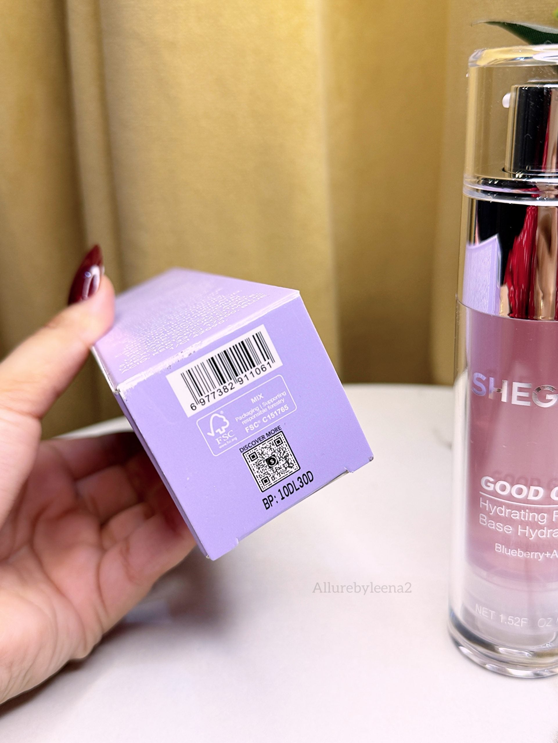 SHEGLAM Good Grip Hydrating Primer (PINK)