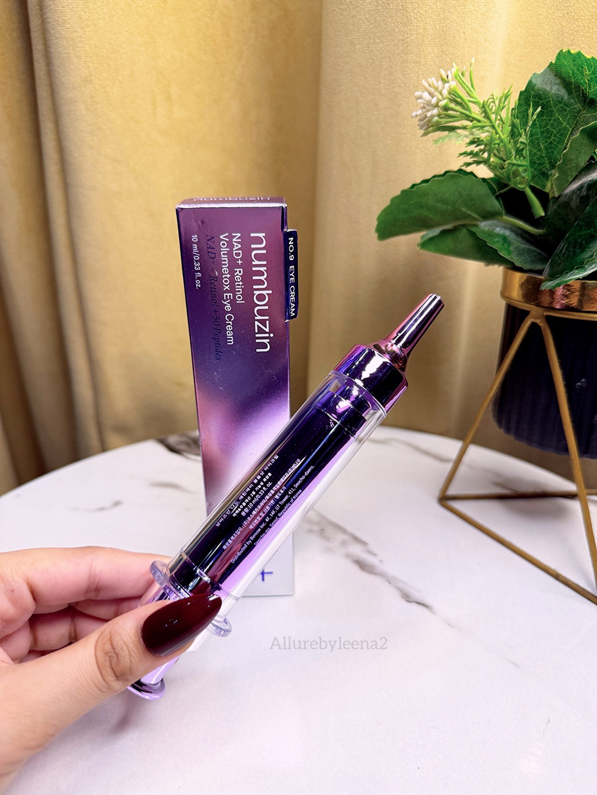 Numbuzin No. 9 NAD+ Retinol Volumetox Eye Cream