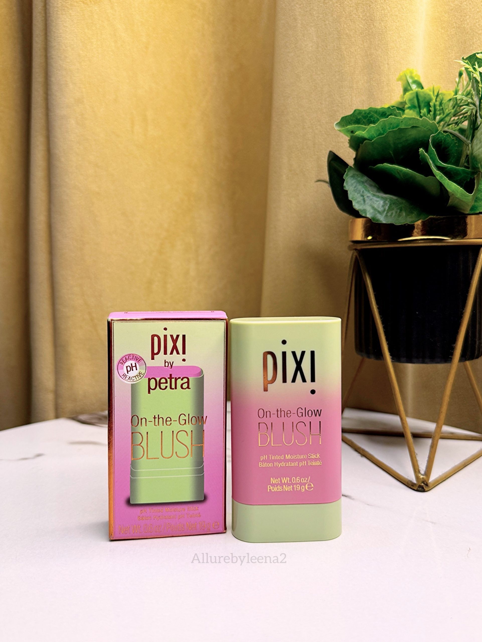 Pixi On-the-Glow Blush, a pH-reactive tinted moisture stick